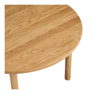 Stolik dębowy okrągły Jena 70cm House Nordic
