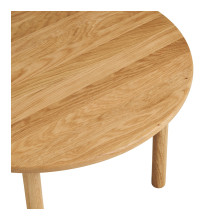 Stolik dębowy okrągły Jena 70cm House Nordic