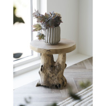 Stolik kawowy z drewna - przypominający drzewo Palena 40cm House Nordic