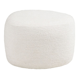 Pufa tapicerowana 55x40cm Hilo złamana biel House Nordic
