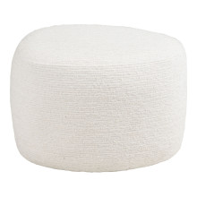Pufa tapicerowana 55x40cm Hilo złamana biel House Nordic