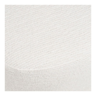 Pufa tapicerowana 55x40cm Hilo złamana biel House Nordic
