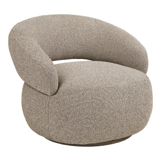 Fotel tapicerowany organiczny Sion piaskowy House Nordic