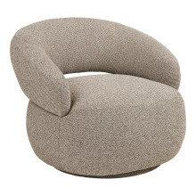Fotel tapicerowany organiczny Sion piaskowy House Nordic