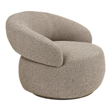 Fotel tapicerowany organiczny Sion piaskowy House Nordic
