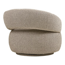 Fotel tapicerowany organiczny Sion piaskowy House Nordic