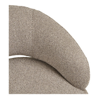 Fotel tapicerowany organiczny Sion piaskowy House Nordic
