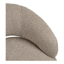 Fotel tapicerowany organiczny Sion piaskowy House Nordic