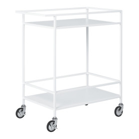 Wózek barowy / barek metalowy Vita 68cm biały House Nordic