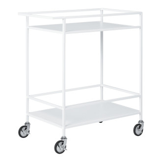 Wózek barowy / barek metalowy Vita 68cm biały House Nordic