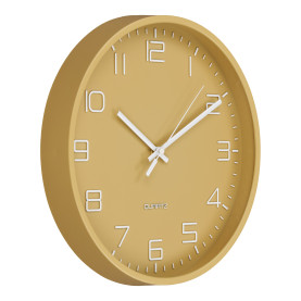 Zegar ścienny okrągły z cichym mechanizmem Rosolini 30cm ochra House Nordic 2