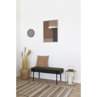 Zegar ścienny okrągły z cichym mechanizmem Rossano 30cm zielony House Nordic