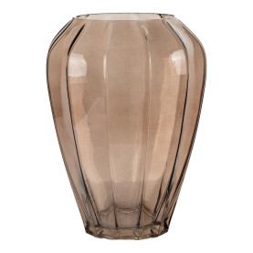 Wazon szklany Torro 29cm brązowy House Nordic 2