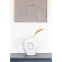 Wazon organiczny  ceramiczny z dziurą biały 27,8cm House Nordic