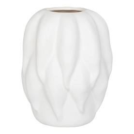 Wazon organiczny z ceramiki biały 26cm House Nordic 2