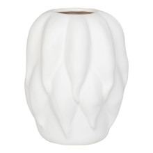 Wazon organiczny z ceramiki biały 26cm House Nordic