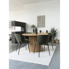 Wazon gliniany zielono-brązowy 30cm House Nordic