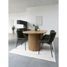 Wazon szklany pofalowany zielony 26,5cm House Nordic