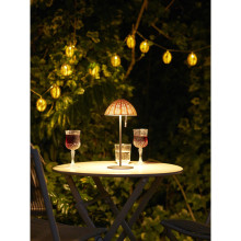 Girlanda ogrodowa Carlisle 180cm polirattan naturalny / czarny House Nordic