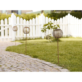 Lampion ogrodowy solarny - kula LED Carlisle 17cm House Nordic