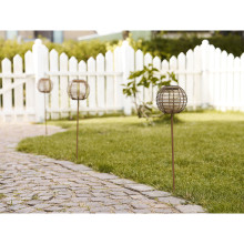 Lampion ogrodowy solarny - kula LED Carlisle 17cm House Nordic