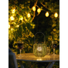 Lampion ogrodowy Crewe zielony 15cm House Nordic
