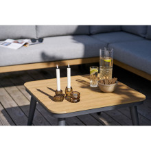 Zestaw mebli ogrodowych duża sofa narożna + stolik Comillas House Nordic