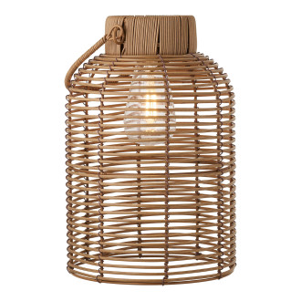 Lampion ogrodowy z rattanu Brentford 20cm House Nordic