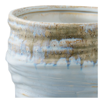 Wazon ceramiczny Toran jasnoniebieski 19,5x22,5cm House Nordic