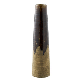 Wazon ceramiczny Cali 12,5x48cm brązowy House Nordic