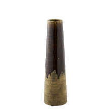 Wazon ceramiczny Cali 11x39cm brązowy House Nordic