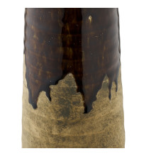 Wazon ceramiczny Cali 11x39cm brązowy House Nordic