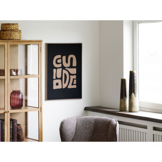 Wazon ceramiczny Cali 12,5x48cm brązowy House Nordic