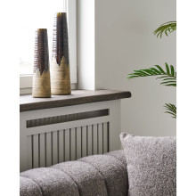 Wazon ceramiczny Cali 11x39cm brązowy House Nordic
