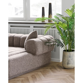Wazon ceramiczny Cali 11x39cm brązowy House Nordic