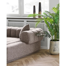 Wazon ceramiczny Cali 11x39cm brązowy House Nordic