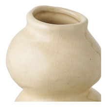 Wazon ceramiczny wabi-sabi Almond beżowy 10,5x19,5cm House Nordic