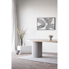 Wazon ceramiczny wabi-sabi Almond beżowy 10,5x19,5cm House Nordic