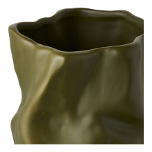 Wazon ceramiczny wabi-sabi Natu 15x25,5cm zielony House Nordic