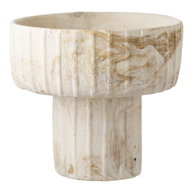 Wazon cementowy w stylu japandi wabi sabi Aurora 20,5x18,5 cm House Nordic 2