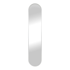 Lustro owalne w srebrnej ramie Hennetved 35x170cm House Nordic 2
