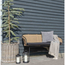 Zestaw 4 okrągłych  koszy rattanowych Caor House Nordic