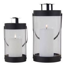 Zestaw 2 lampionów ogrodowych Bondi czarny House Nordic
