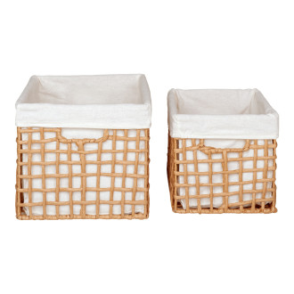 Zestaw 2 koszy plecionych Bustelo House Nordic