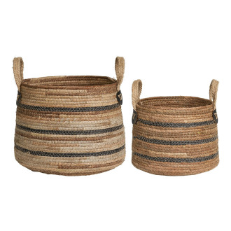 Zestaw 2 koszy boho z uchwytami Erba House Nordic