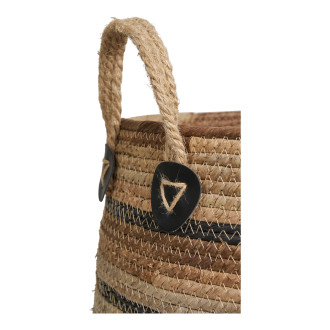 Zestaw 2 koszy boho z uchwytami Erba House Nordic