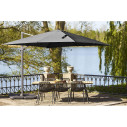 Duży parasol ogrodowy Baza 295x295cm czarny House Nordic