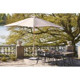Duży parasol ogrodowy Orlando 300x300cm piaskowy House Nordic