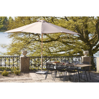 Duży parasol ogrodowy Orlando 300x300cm piaskowy House Nordic