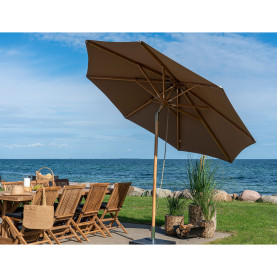 Duży parasol ogrodowy Austin 300cm piaskowy House Nordic